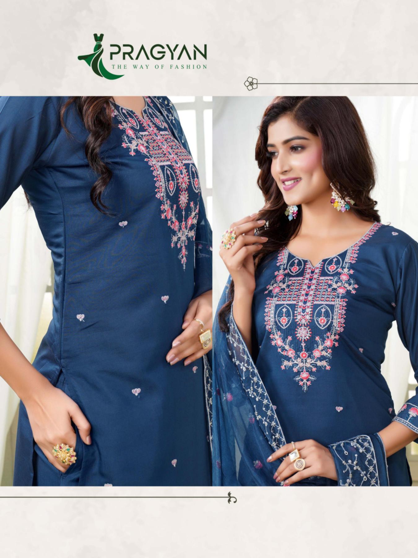 Pragyan Bandhan Vol 1 Embroidery Kurti Wholesale Catalog