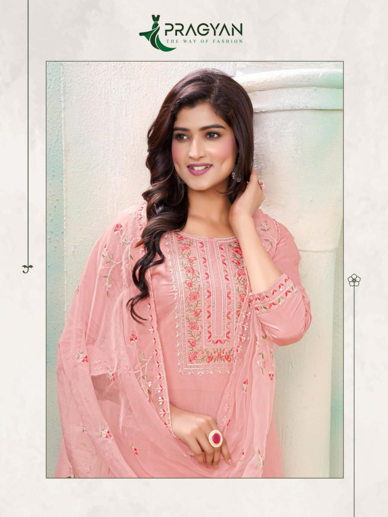 Pragyan Bandhan Vol 1 Embroidery Kurti Wholesale Catalog