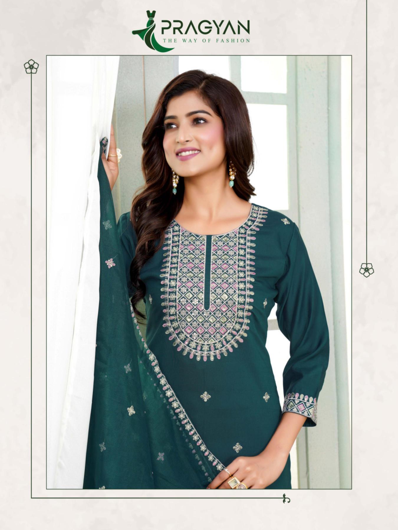 Pragyan Bandhan Vol 1 Embroidery Kurti Wholesale Catalog
