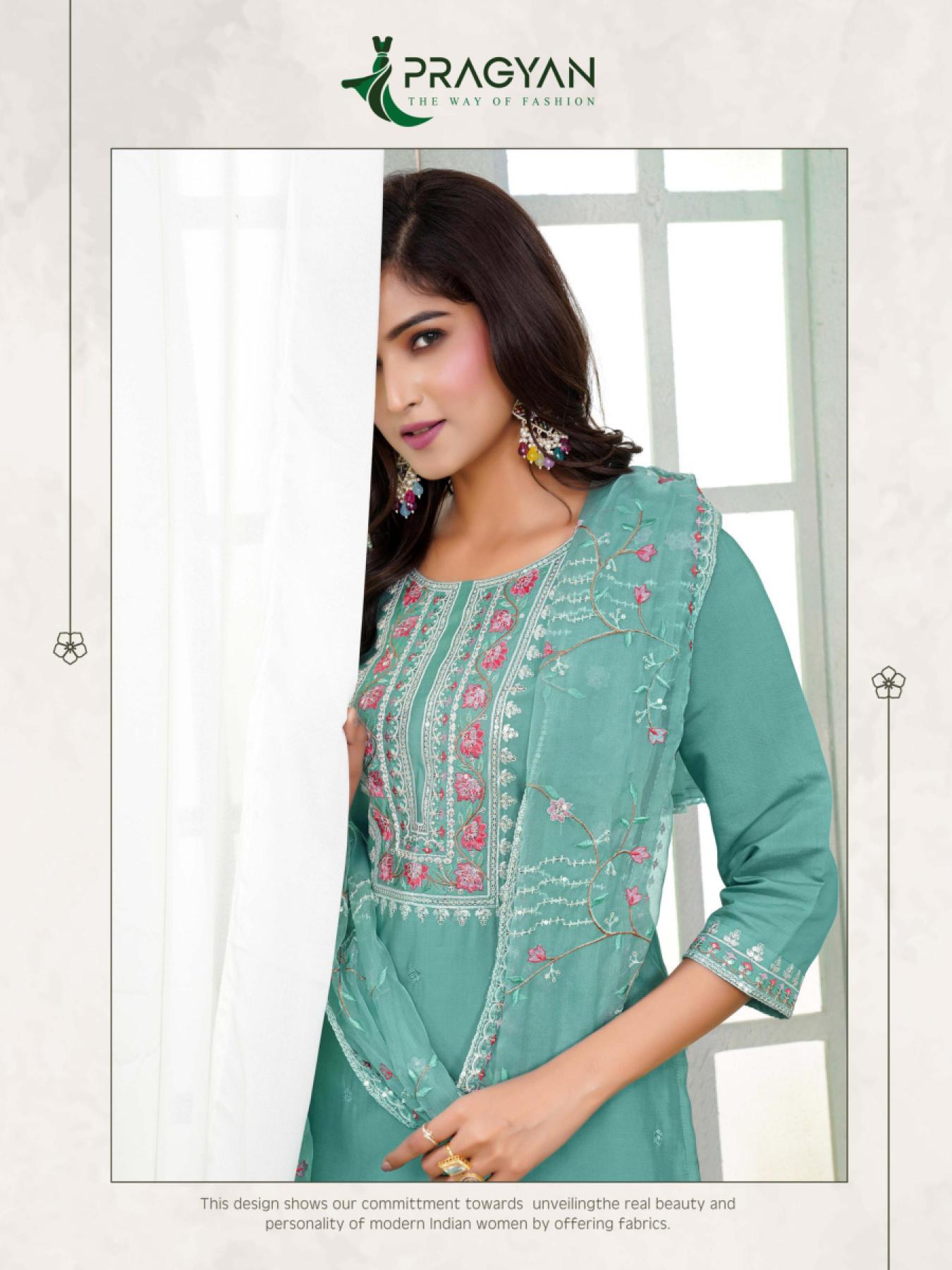 Pragyan Bandhan Vol 1 Embroidery Kurti Wholesale Catalog