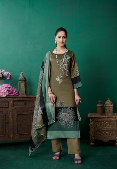 Radhika Azara Mahek Printed Dress Material Wholesale Catalog