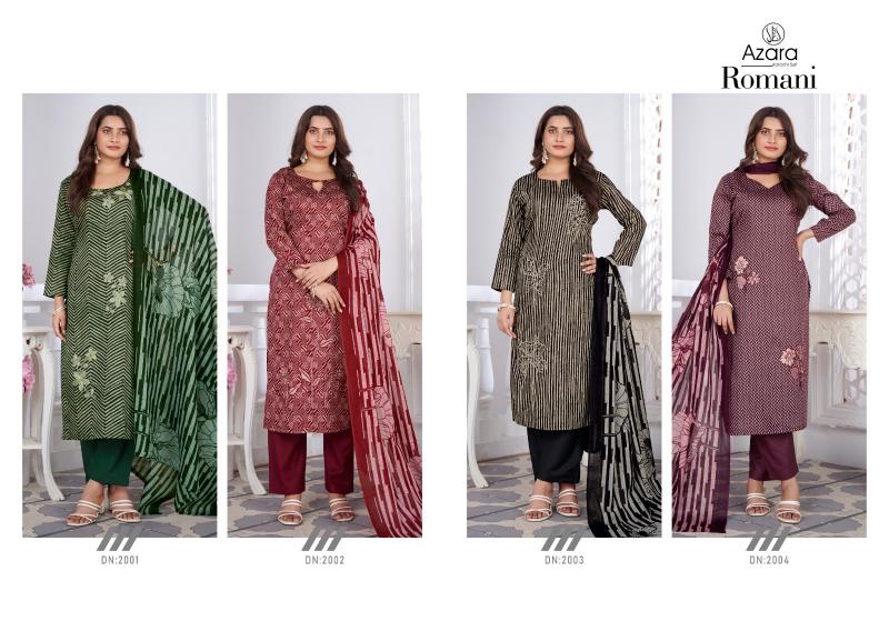 Radhika Azara Romani Cotton Dress Material Wholesale Catalog