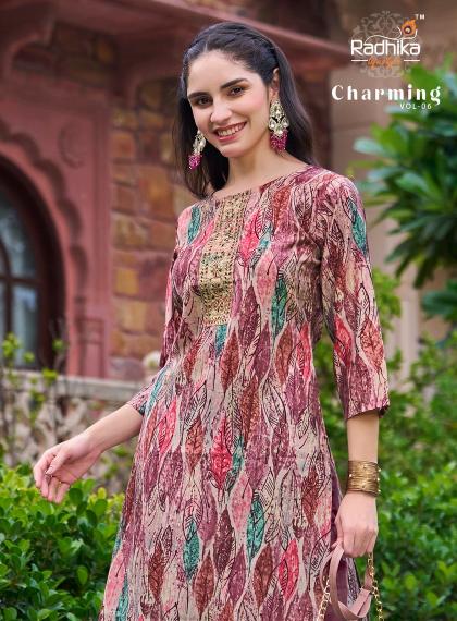RADHIKA CHARMING vol 6 Kurti Wholesale Catalog