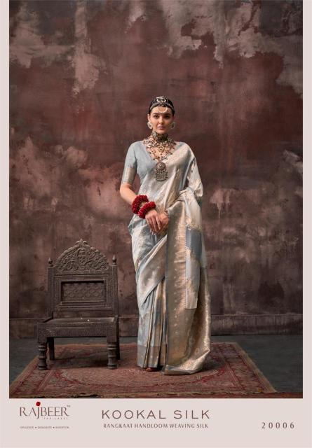 Rajbeer Kookal Silk Handloom Weaving Saree Wholesale Catalog