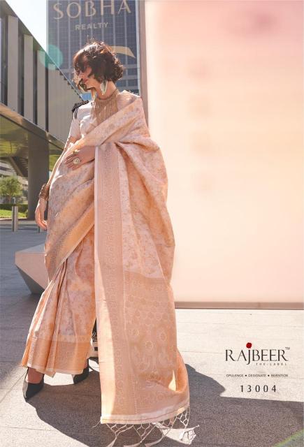 Rajbeer Kzainab Handloom Weaving Silk Saree Wholesale Catalog