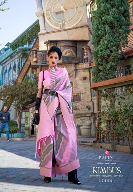Rajtex Kimbus Handloom Weaving Fancy Sarees Wholesale Catalog