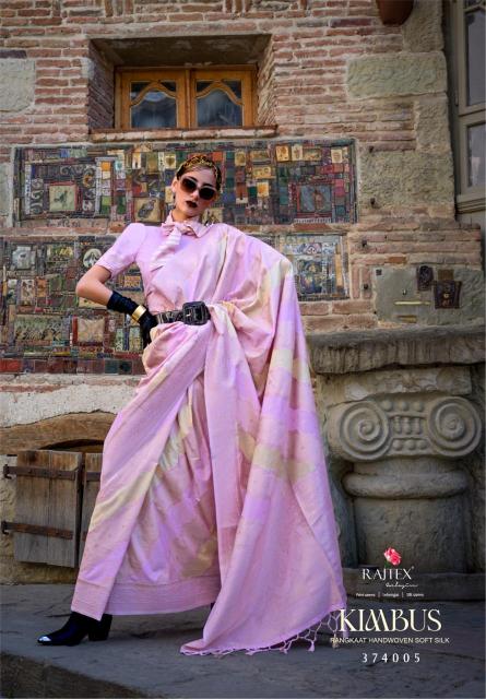 Rajtex Kimbus Handloom Weaving Fancy Sarees Wholesale Catalog