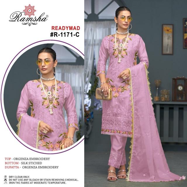 Ramsha R 1171 Nx Ready Made Pakistani Suits Wholesale catalog