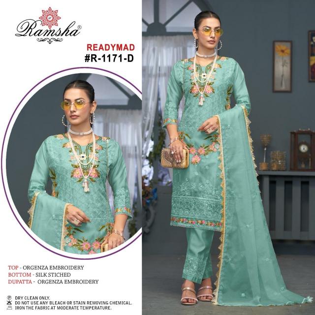Ramsha R 1171 Nx Ready Made Pakistani Suits Wholesale catalog