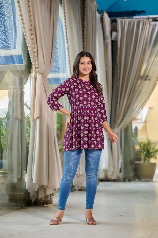 Rangmaya Candy 8 Fancy Kurti Top Wholesale Catalog