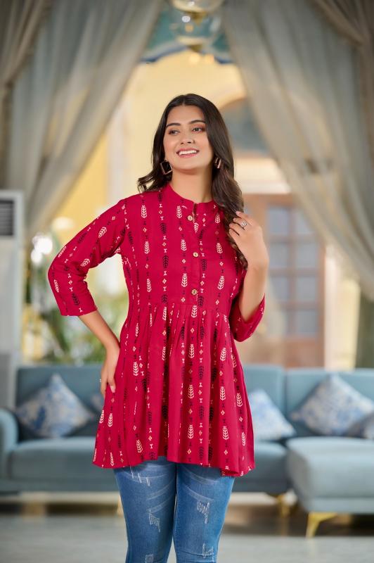 Rangmaya Candy 8 Fancy Kurti Top Wholesale Catalog