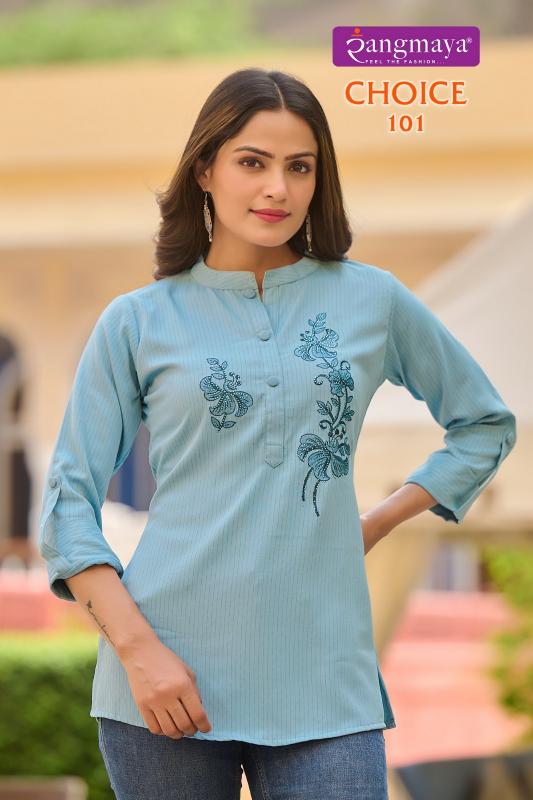 Rangmaya Choice Top Kurti Wholesale catalog