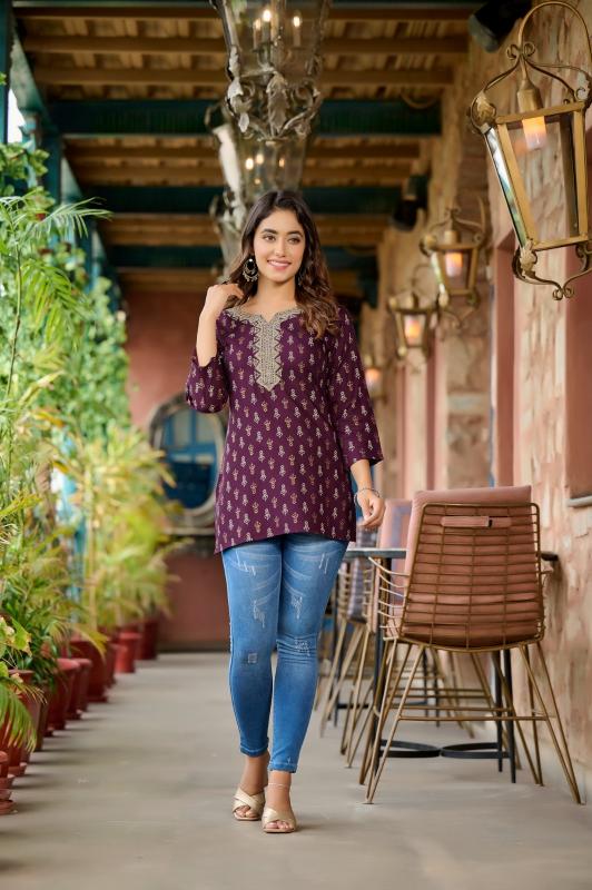 Rangmaya MANNAT Kurti TOP Wholesale catalog