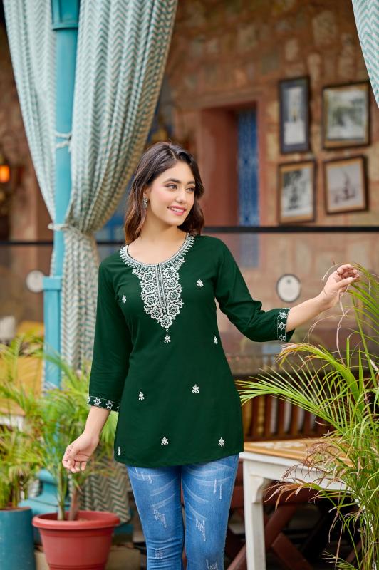 Rangmaya NADIYA Kurti Top Wholesale Catalog