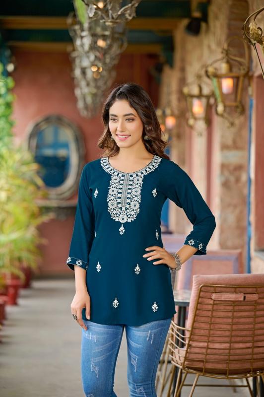 Rangmaya NADIYA Kurti Top Wholesale Catalog