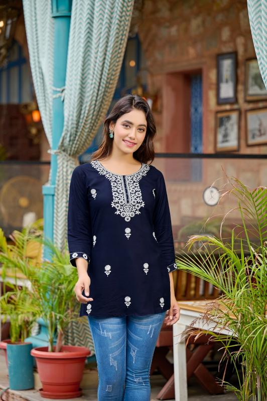 Rangmaya NADIYA Kurti Top Wholesale Catalog