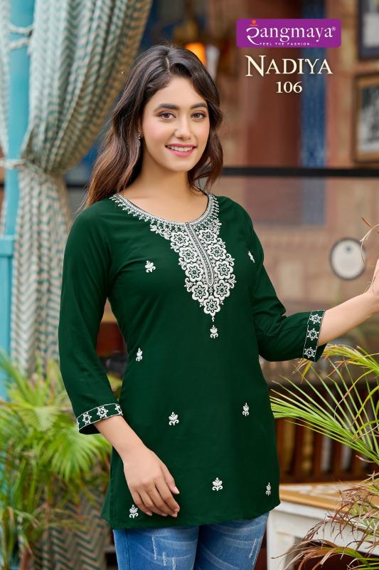 Rangmaya NADIYA Kurti Top Wholesale Catalog