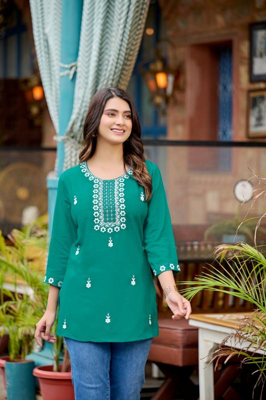 Rangmaya NADIYA Kurti Top Wholesale Catalog