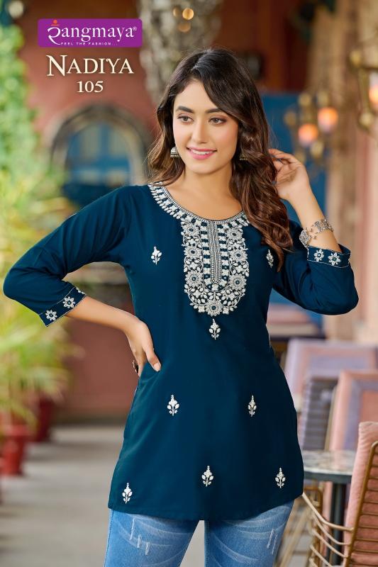 Rangmaya NADIYA Kurti Top Wholesale Catalog