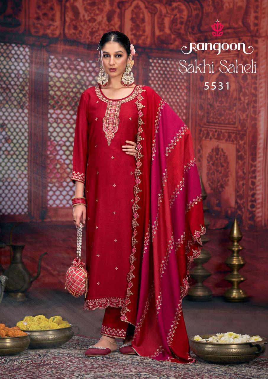 Rangoon Sakhi Sahil D.5531 & 5532 kurtis Wholesale Catalog