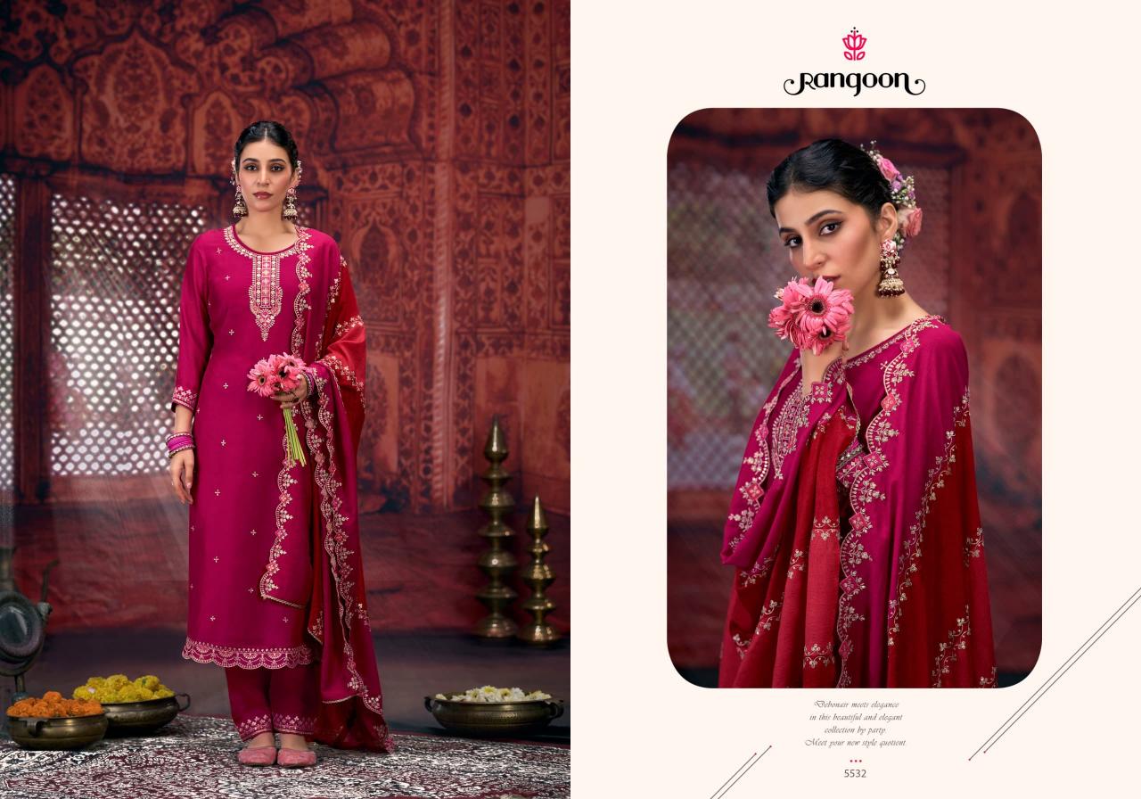 Rangoon Sakhi Sahil D.5531 & 5532 kurtis Wholesale Catalog