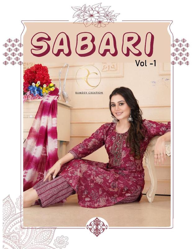 RC SABARI  VOL 1 Kurti Wholesale Catalog
