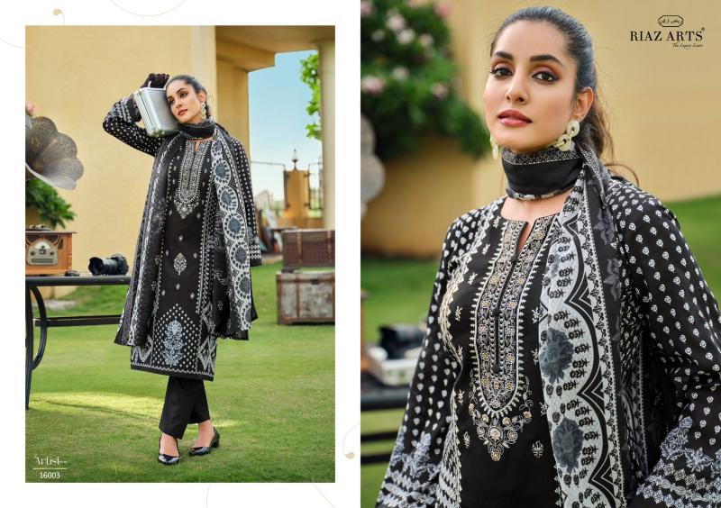 Riaz Arts The Artist Vol 4 Lawn Digital Printed Dress Material Wholesale Catalog