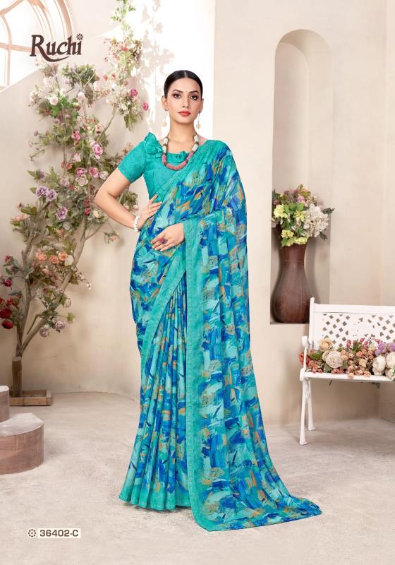 Ruchi Vanilla Vol 11 Chiffon Fancy Saree Wholesale Catalog