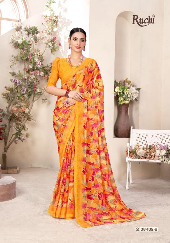 Ruchi Vanilla Vol 11 Chiffon Fancy Saree Wholesale Catalog