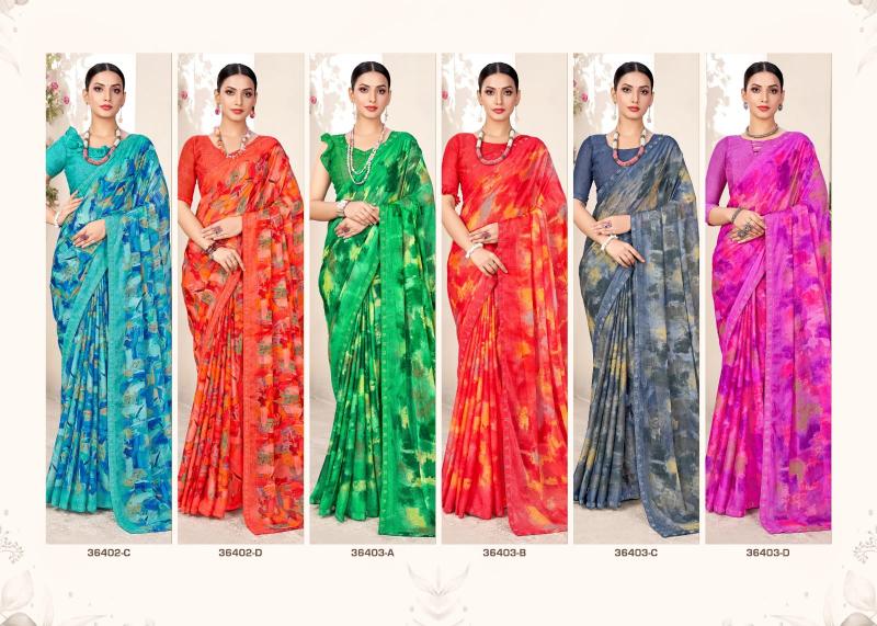 Ruchi Vanilla Vol 11 Chiffon Fancy Saree Wholesale Catalog