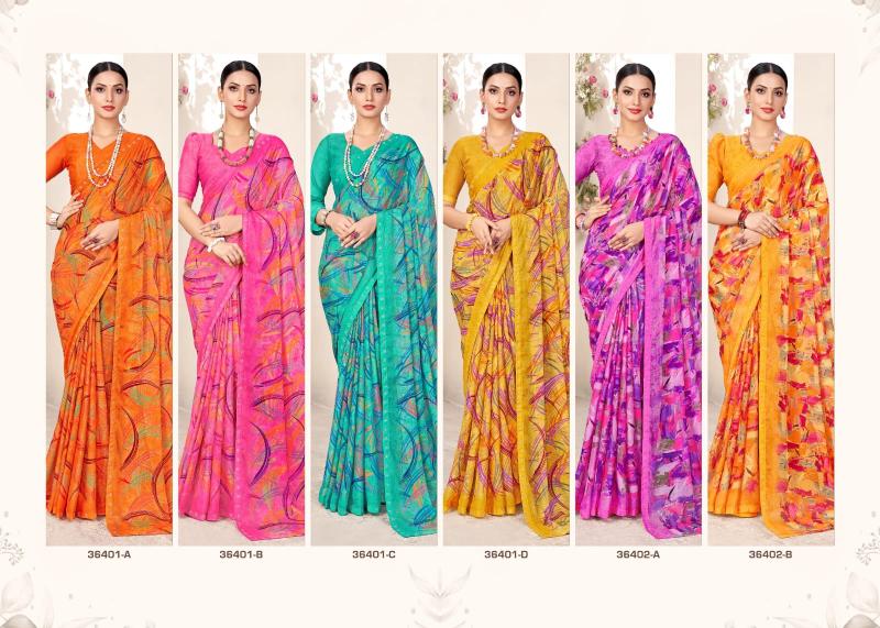 Ruchi Vanilla Vol 11 Chiffon Fancy Saree Wholesale Catalog