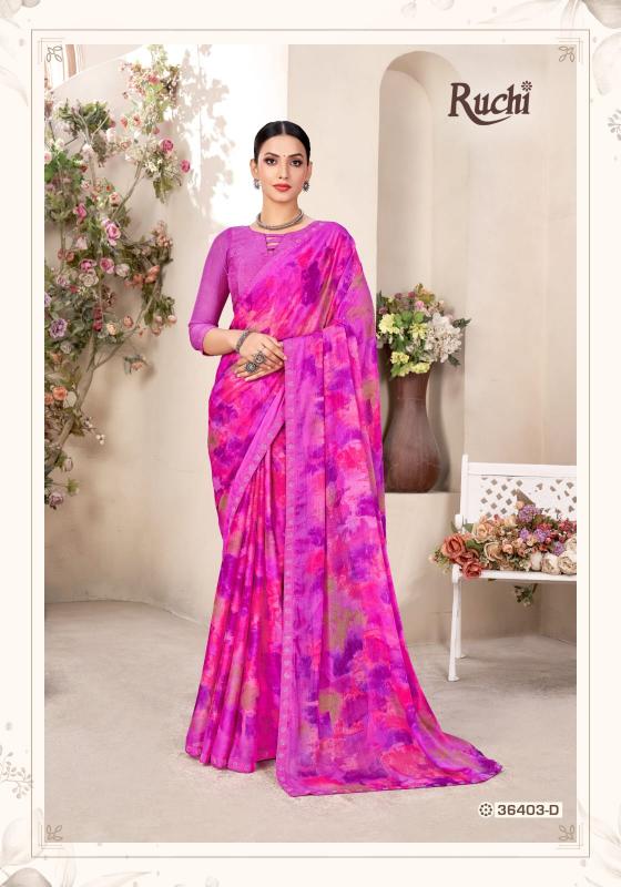 Ruchi Vanilla Vol 11 Chiffon Fancy Saree Wholesale Catalog