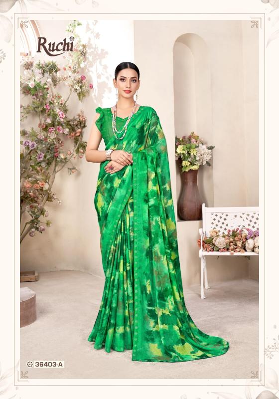 Ruchi Vanilla Vol 11 Chiffon Fancy Saree Wholesale Catalog