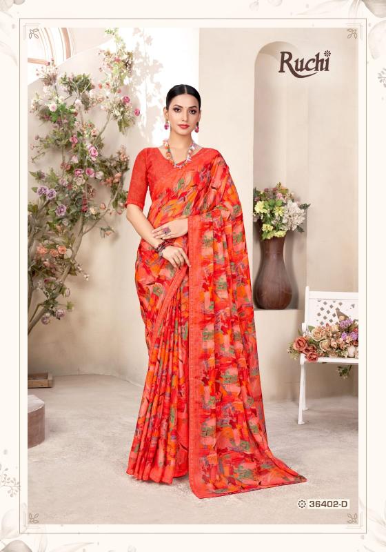 Ruchi Vanilla Vol 11 Chiffon Fancy Saree Wholesale Catalog
