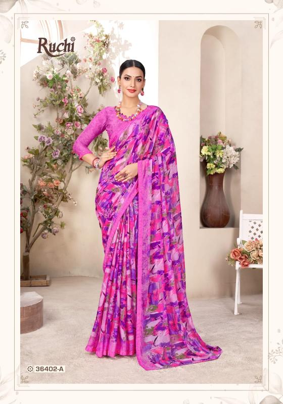 Ruchi Vanilla Vol 11 Chiffon Fancy Saree Wholesale Catalog
