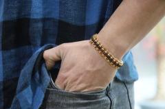 Rudraksha Bracelet in Gold Plated