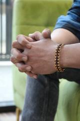 Rudraksha Bracelet in Gold Plated