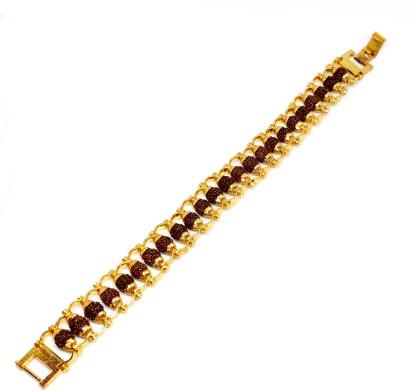 Rudraksha Bracelet in Gold Plated