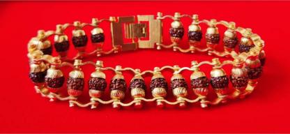 Rudraksha Bracelet in Gold Plated