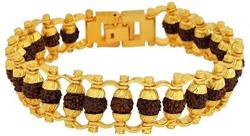 Rudraksha Bracelet in Gold Plated