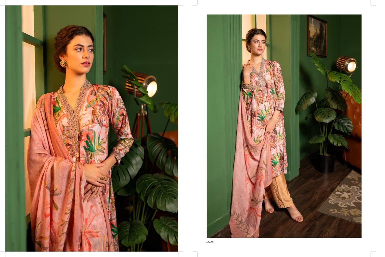 Saanja Saarthi Muslin Digital Printed Salwar Kameez Wholesale Catalog