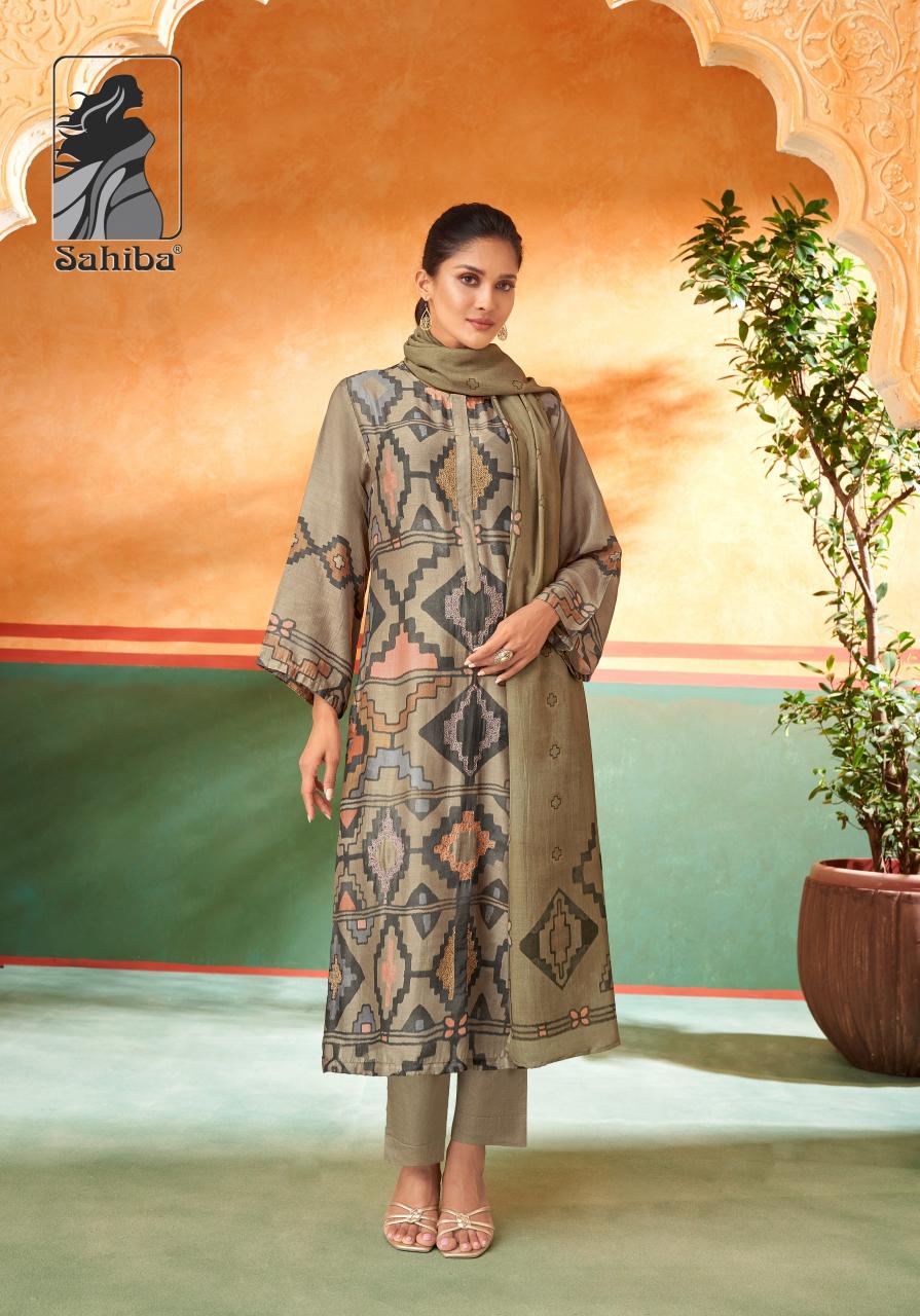 Sahiba Maysa Muslin Digital Printed Salwar Kameez Wholesale Catalog