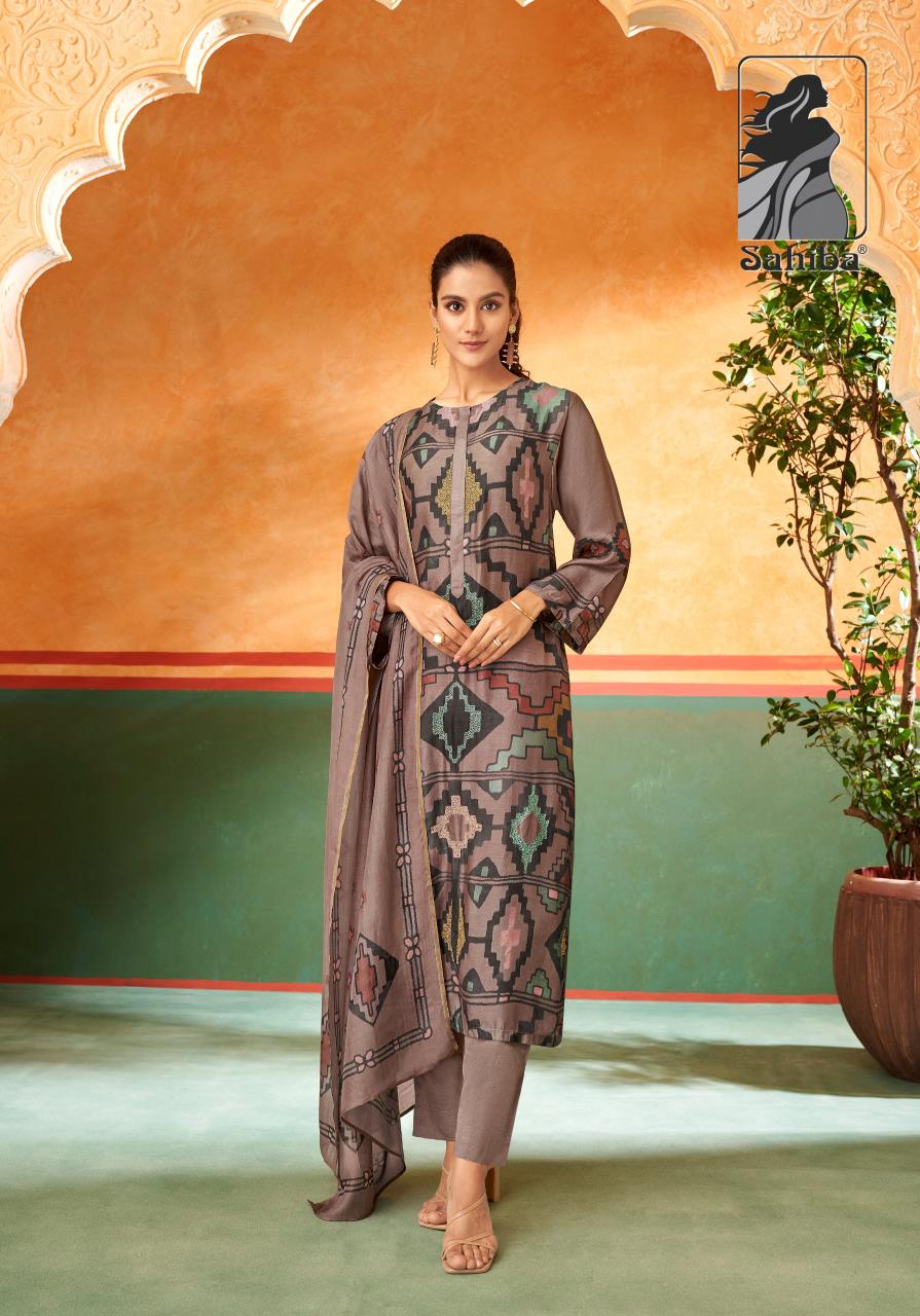 Sahiba Maysa Muslin Digital Printed Salwar Kameez Wholesale Catalog