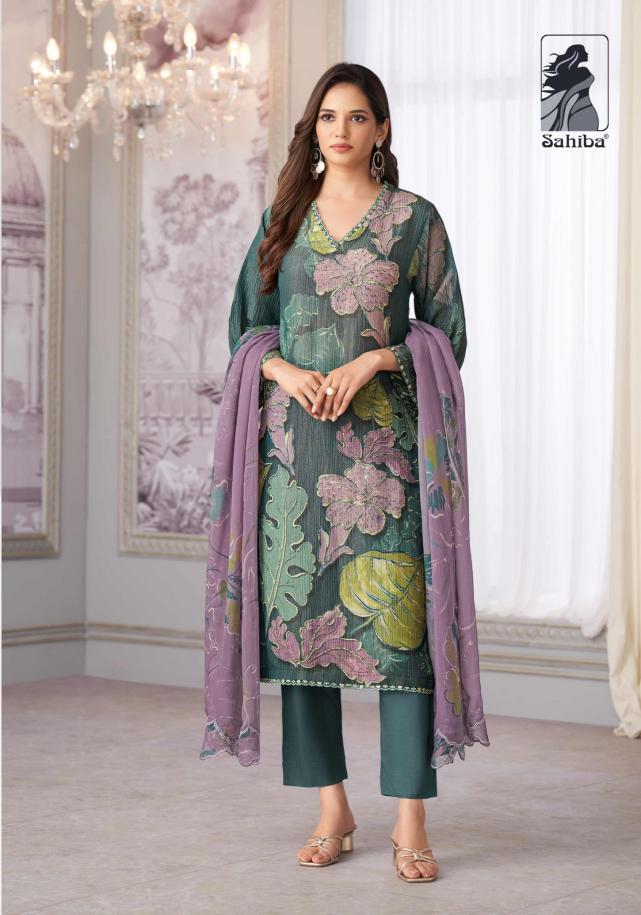 Sahiba Tasha Digital print Salwar Kameez Wholesale Catalog