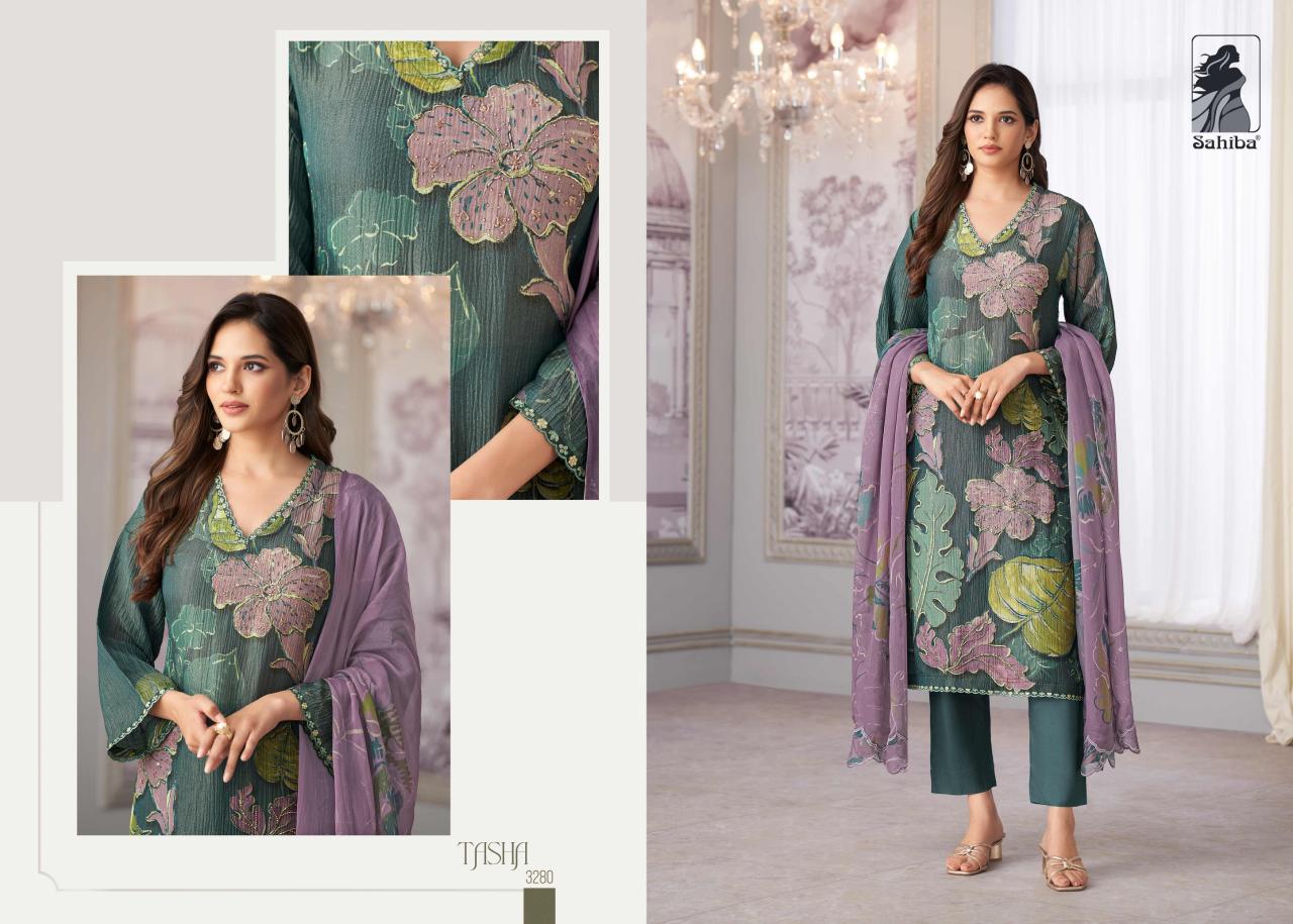 Sahiba Tasha Digital print Salwar Kameez Wholesale Catalog