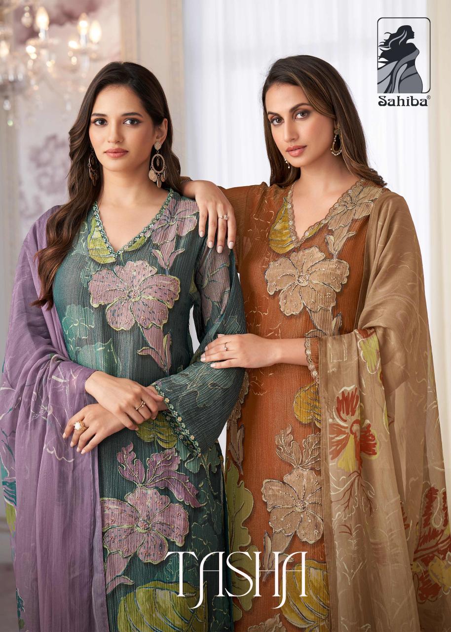 Sahiba Tasha Digital print Salwar Kameez Wholesale Catalog