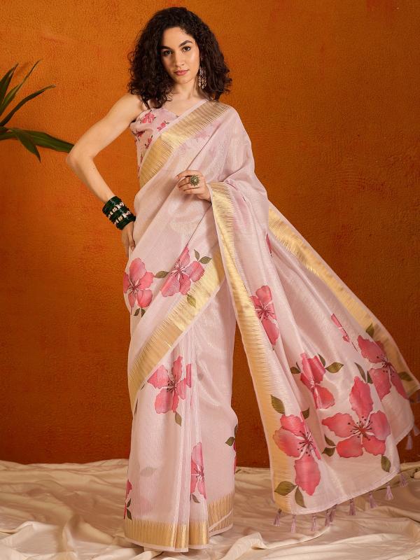 Salila 145 Designer Organza Printed Saree Wholesale catalog