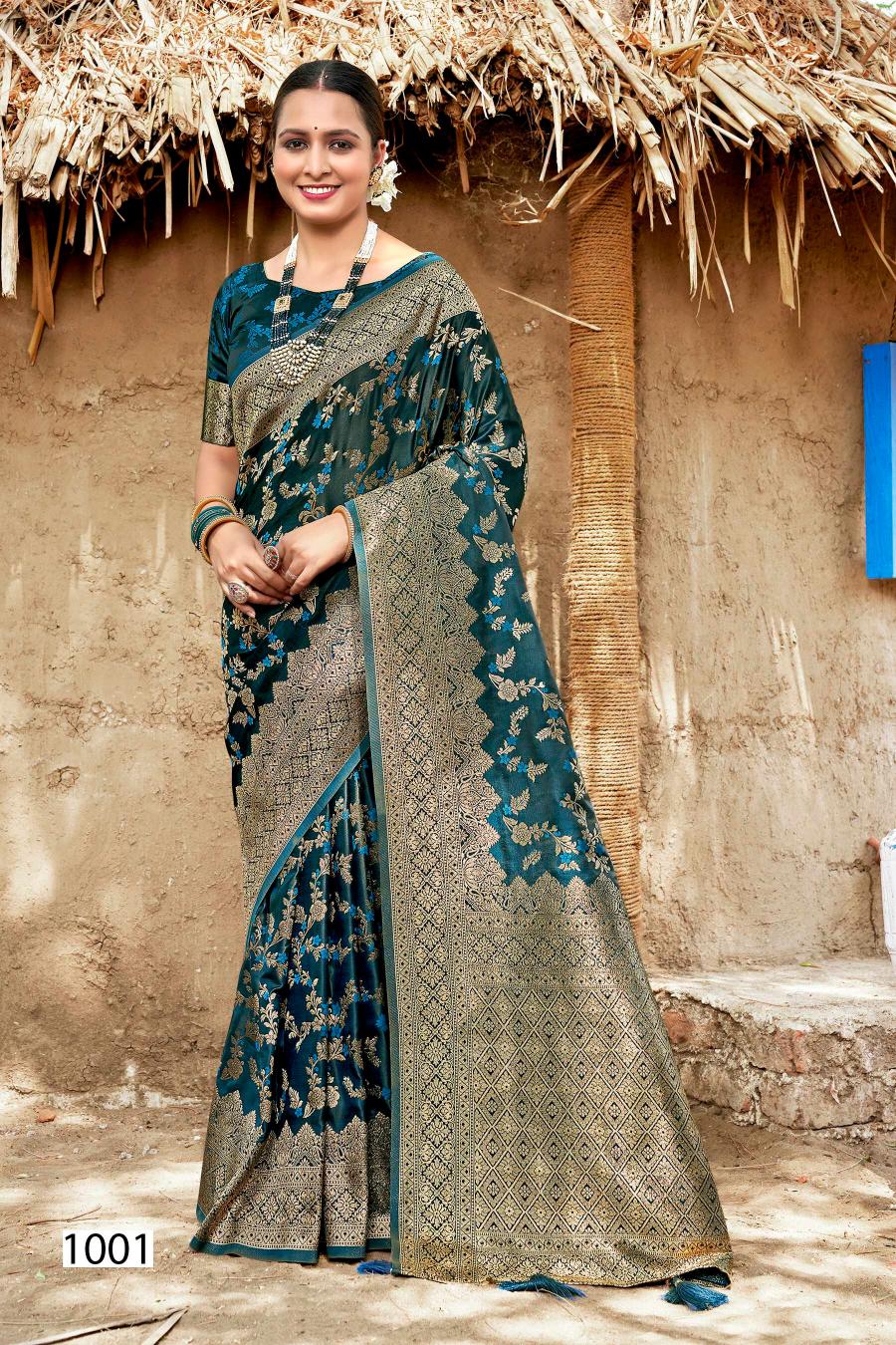 Saroj Royal Queen vol.9 Satin silk saree in surat with price wholesale