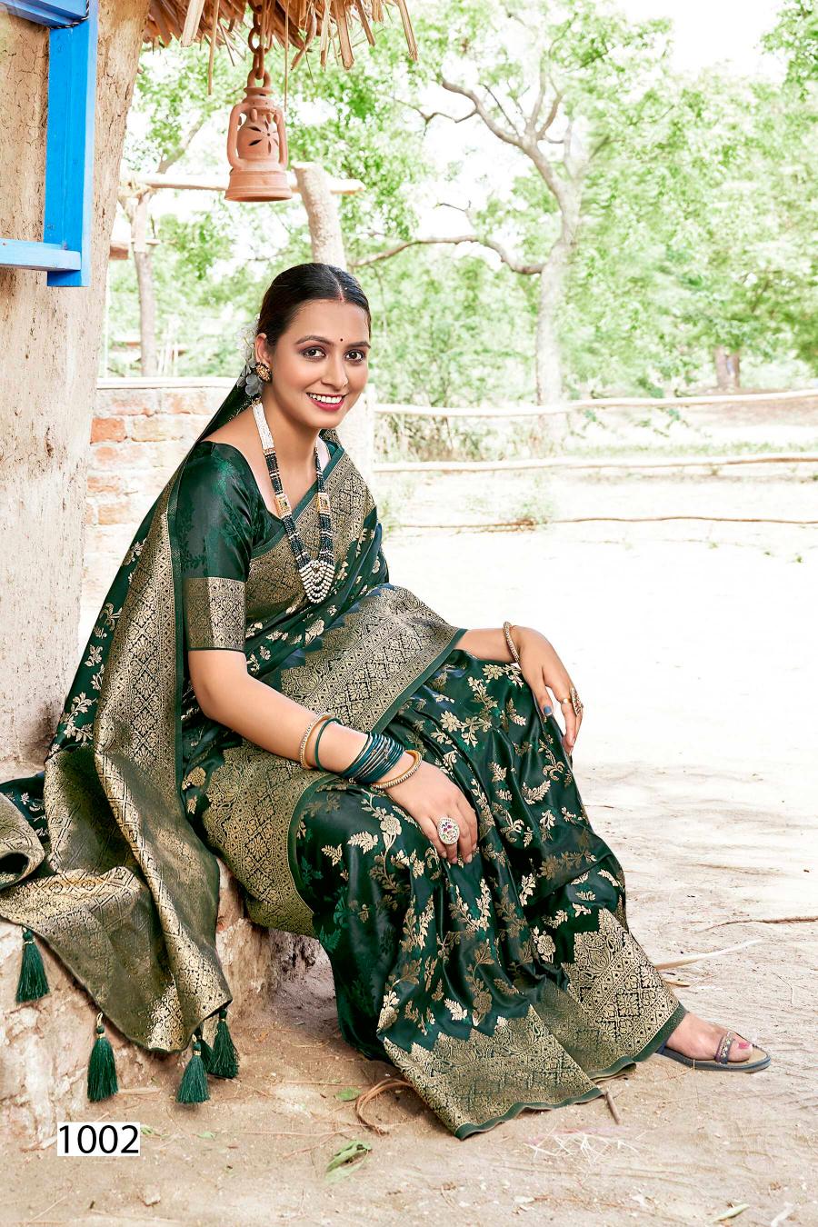 Saroj Royal Queen vol.9 Satin silk saree in surat with price wholesale