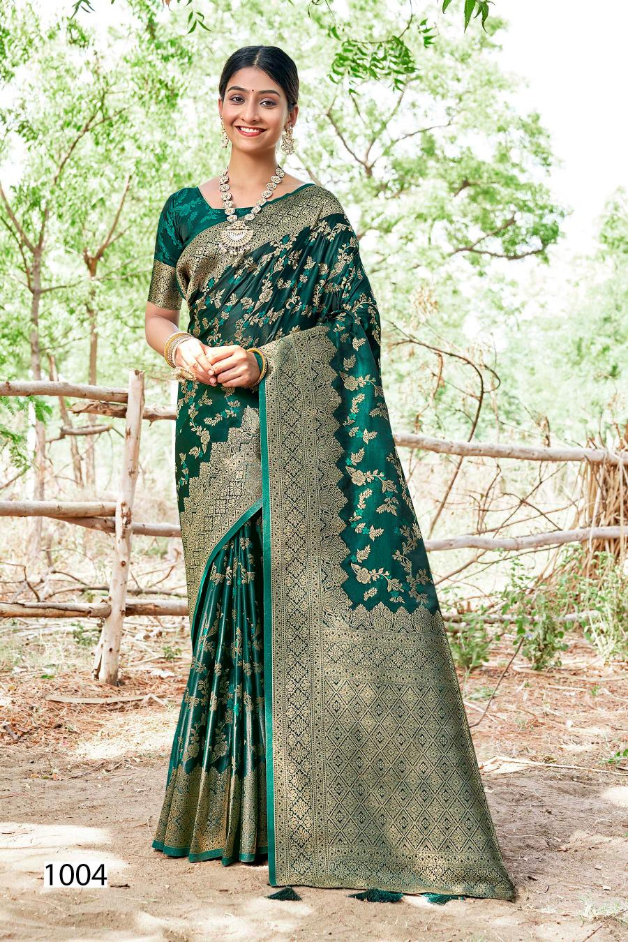 Saroj Royal Queen vol.9 Satin silk saree in surat with price wholesale